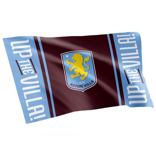 Claret-Sky Blue - Front - Aston Villa FC Up The Villa Flag
