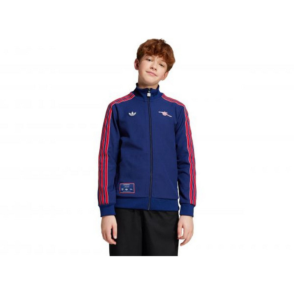 Scarlet Red-White-Blue - Back - Arsenal FC Childrens-Kids Terrace Track Jacket
