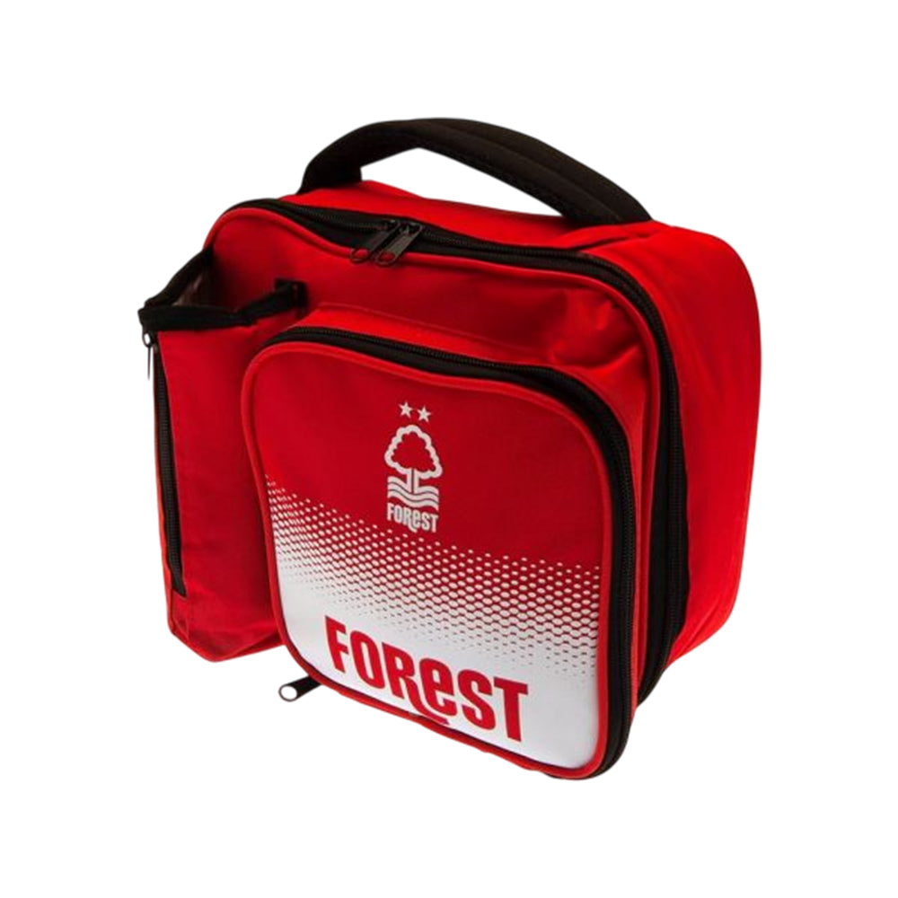Red-Black - Side - Nottingham Forest FC Fade Lunch Bag With Bottle Holder