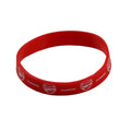 Red-White - Back - Arsenal FC Official Football Silicone Wristband