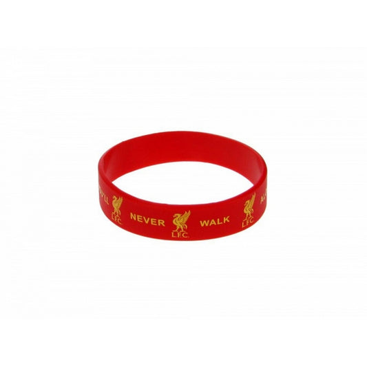 Red - Front - Liverpool FC Official Football Silicone Wristband