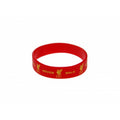 Red - Front - Liverpool FC Official Football Silicone Wristband