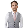 Grey - Lifestyle - Burton Mens Textured Slim Waistcoat