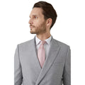 Grey - Lifestyle - Burton Mens Textured Slim Suit Jacket