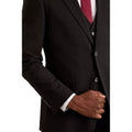 Black - Side - Burton Mens Essential Tailored Suit Jacket