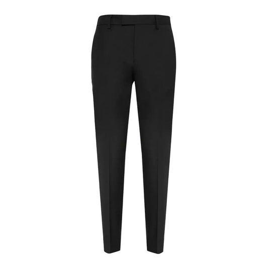 Black - Front - Burton Mens Essential Plain Tailored Suit Trousers