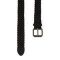Black - Side - Burton Weave PU Waist Belt