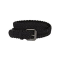 Black - Front - Burton Weave PU Waist Belt