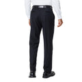 Black - Back - Burton Mens Tailored Tuxedo Trousers