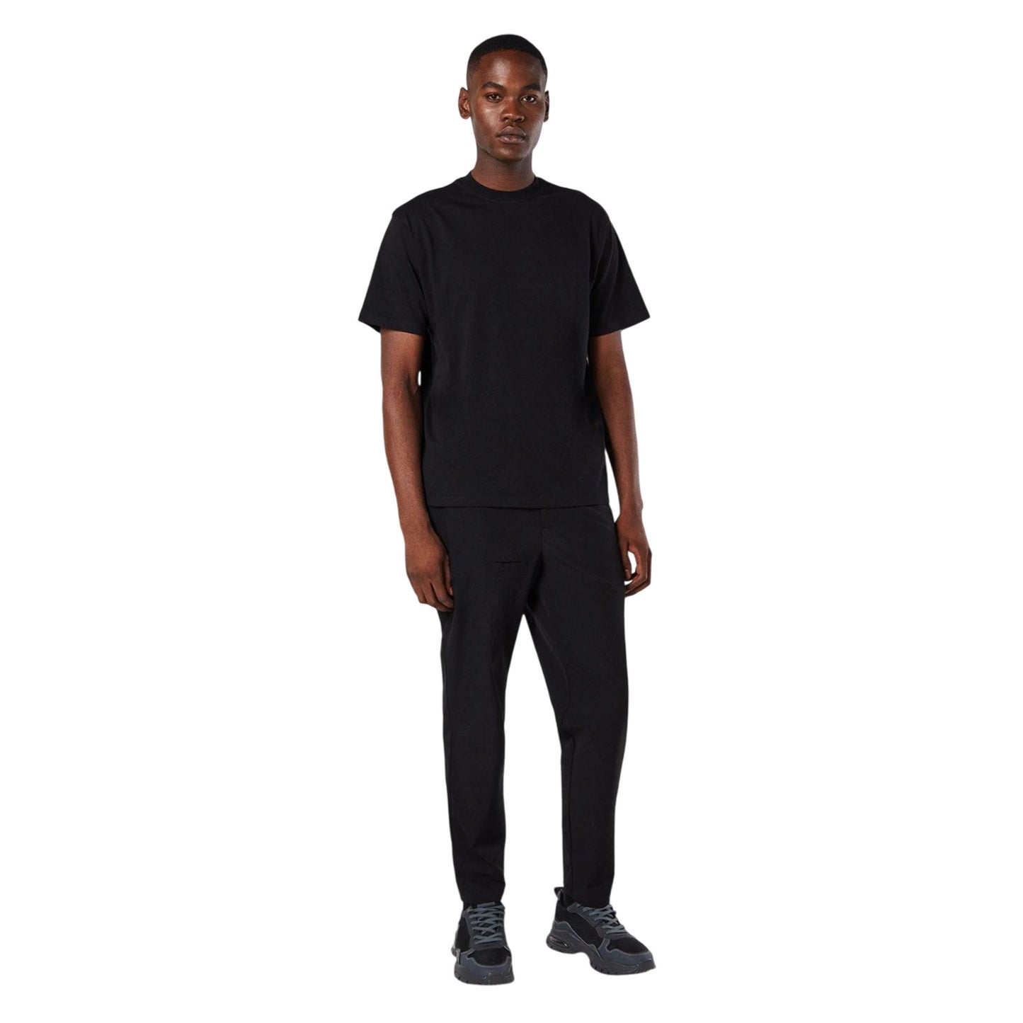 Black - Side - Burton Mens Heavyweight Oversized T-Shirt