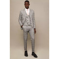 Grey - Lifestyle - Burton Mens Highlight Checked Slim Suit Trousers