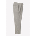 Grey - Lifestyle - Burton Mens Tweed Crosshatch Slim Suit Trousers