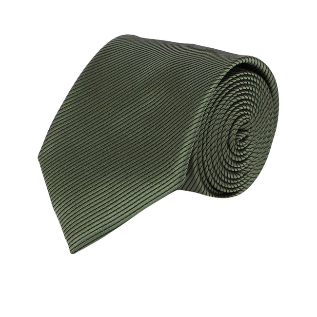 Khaki - Side - Burton Mens Twill Tie