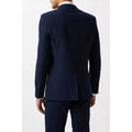 Navy - Back - Burton Mens Tuxedo Skinny Suit Jacket