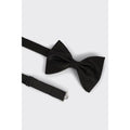 Black - Back - Burton Mens Silk Bow Tie