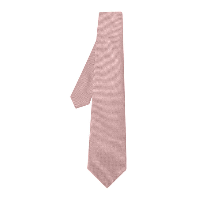 Dusty Pink - Front - Burton Mens Slim Tie & Pocket Square Set