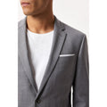 Grey - Lifestyle - Burton Mens Performance Single-Breasted Slim Suit Jacket