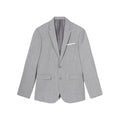 Grey - Front - Burton Mens Performance Single-Breasted Slim Suit Jacket