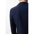 Navy - Side - Burton Mens Slim Suit Jacket