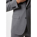 Light Grey - Side - Burton Mens Essential Slim Suit Jacket