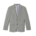 Light Grey - Front - Burton Mens Essential Slim Suit Jacket