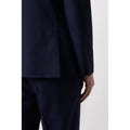 Navy - Lifestyle - Burton Mens Marl Tailored Suit Jacket