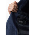 Blue - Pack Shot - Burton Mens Textured Skinny Suit Jacket