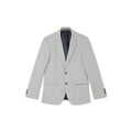 Grey - Front - Burton Mens Marl Single-Breasted Slim Suit Jacket