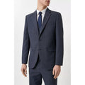 Navy - Pack Shot - Burton Mens Overcheck Single-Breasted Tailored Suit Jacket