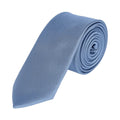 Light Blue - Front - Burton Mens Slim Tie