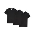 Black - Front - Burton Mens Crew Neck T-Shirt (Pack of 3)