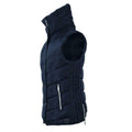 Navy - Side - Coldstream Womens-Ladies Kimmerston Quilted Gilet