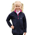 Navy-Pink - Front - Little Rider Childrens-Kids Sue Soft Shell Jacket