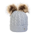Grey - Front - Hy Childrens-Kids Morzine Beanie