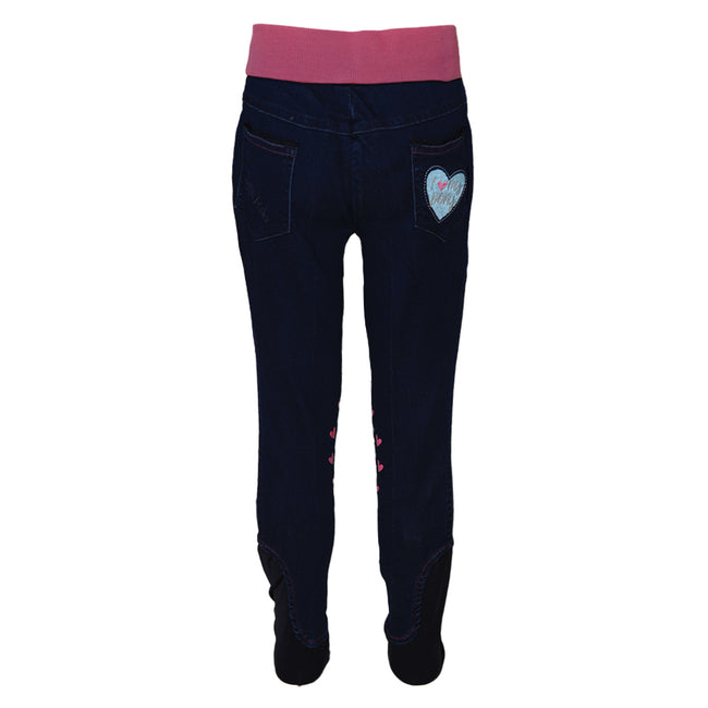 Denim - Back - Little Rider Childrens-Kids I Love My Pony Collection Bottoms