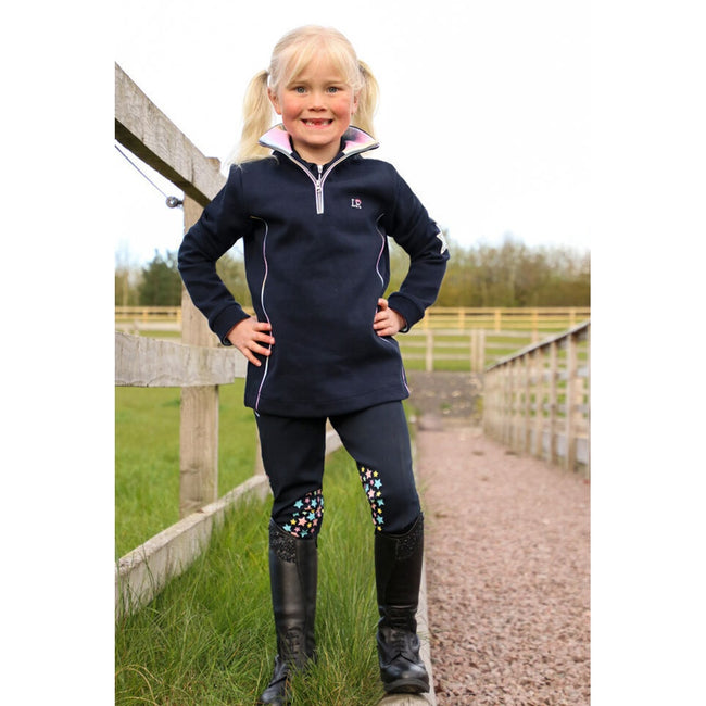 Navy - Pack Shot - Little Rider Childrens-Kids Dazzling Dream Sweatshirt