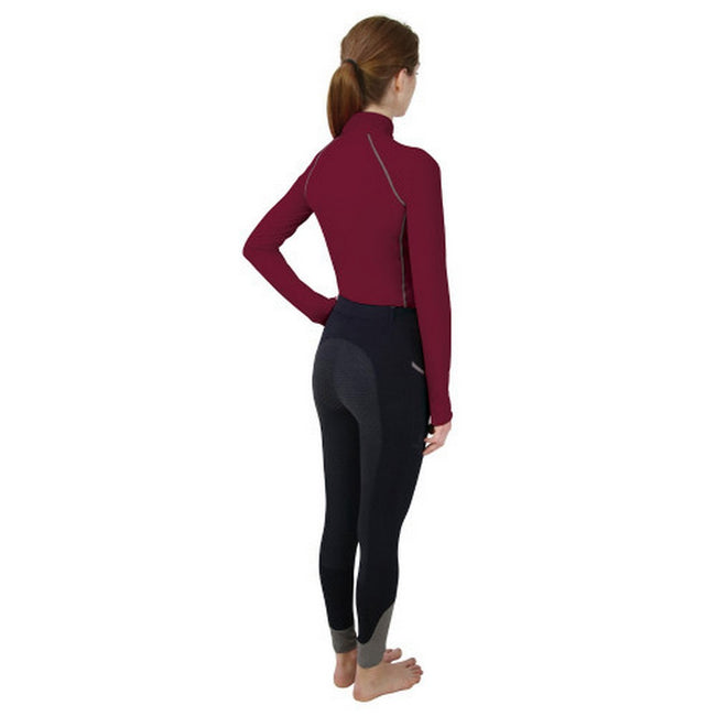Vivid Merlot - Back - Hy Womens-Ladies Base Layer Top