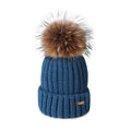 Slate Blue - Front - Coldstream Unisex Adult Lamberton Bobble Beanie