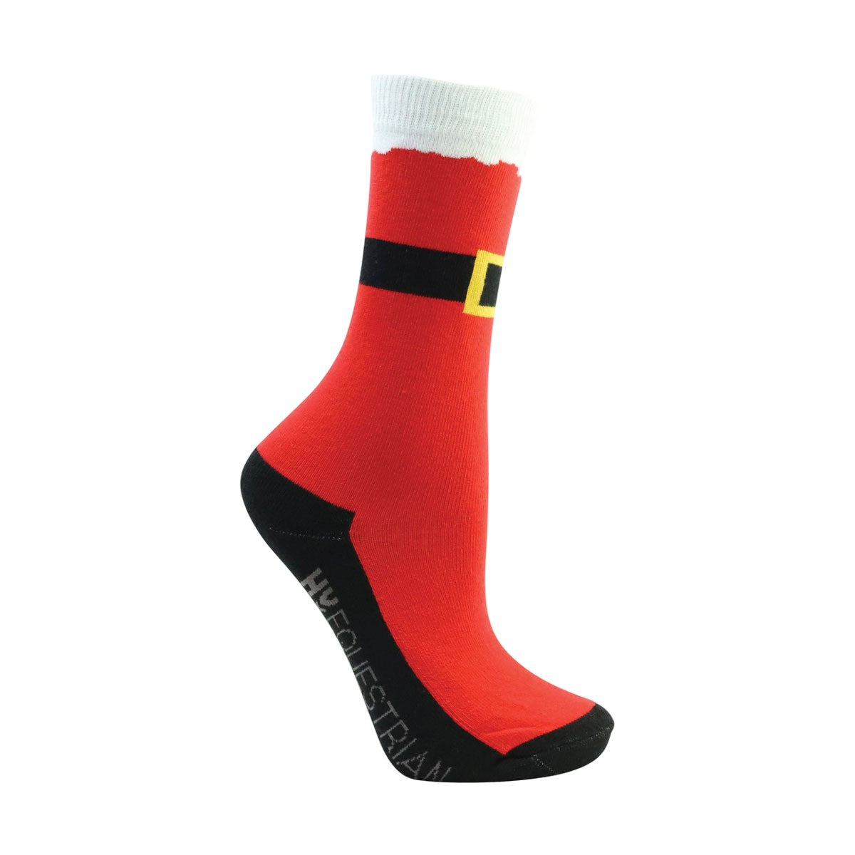 Red-Green-Yellow - Lifestyle - Hy Childrens-Kids Festive Feet Christmas Socks (Pack of 3)