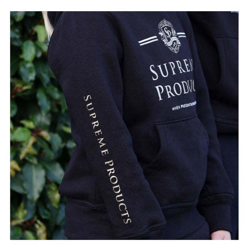 Black-Gold - Side - Supreme Products Childrens-Kids Active Show Rider Hoodie
