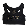 Black-Gold - Front - Supreme Products Womens-Ladies Bra