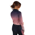 Navy-Rose - Back - HyFASHION Womens-Ladies Elevate Ombre Base Layer Top