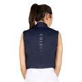 Navy - Back - Coldstream Womens-Ladies Cranshaws Sleeveless Base Layer Top