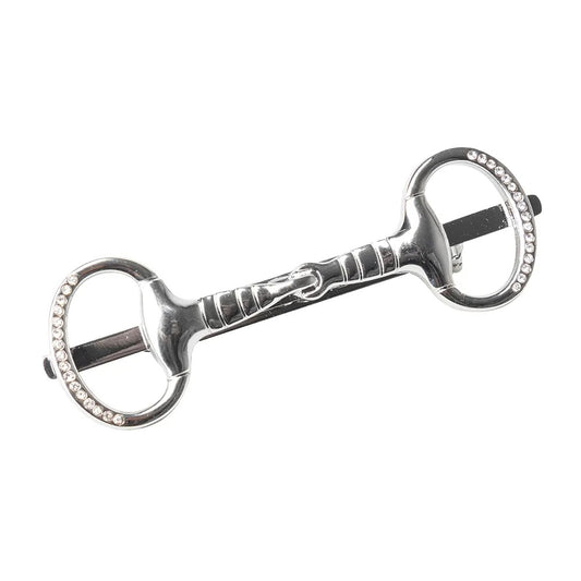 Silver - Front - Supreme Products Glitz & Glam Horse Bit Tie Pin