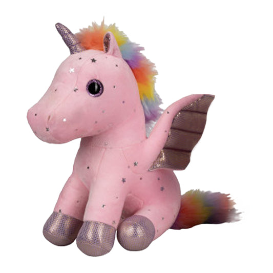 Pink - Front - Hy Play Time Ponies Unicorn Plush Toy