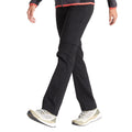 Black - Side - Craghoppers Outdoor Womens-Ladies Kiwi Pro Convertible Trousers
