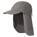 Black Pepper - Side - Craghoppers Adults Unisex NosiLife Desert Hat II
