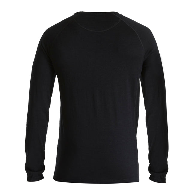 Black - Back - Craghoppers Mens Crew Neck Long Sleeved Baselayer II Top