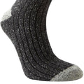 Dark Grey Marl - Side - Craghoppers Mens Glencoe Walking Socks