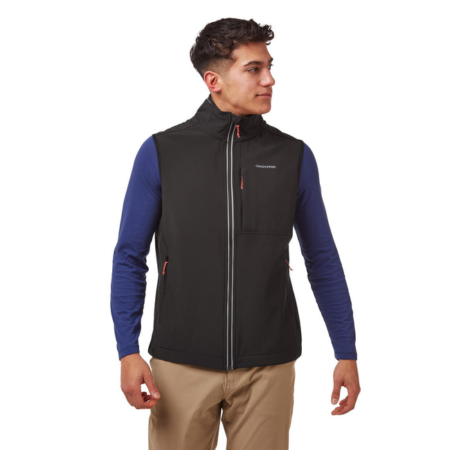 Black - Back - Craghoppers Mens Altis Gilet